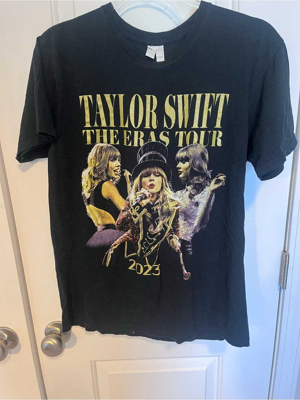 Black 'The Eras Tour 2023' Graphic Kids Tee
